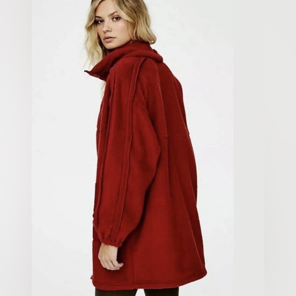 Free People Movement women’s Fleece Oversized Jacket XS - Picture 3 of 5